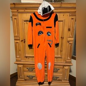 Cat & Jack Hooded Astronaut Onsie - Size Large